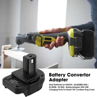 Adaptateur Batterie Ryobi