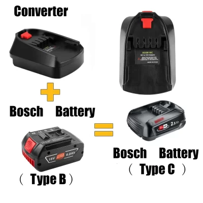 Adaptateur Batterie Bosch Bleu Et Vert