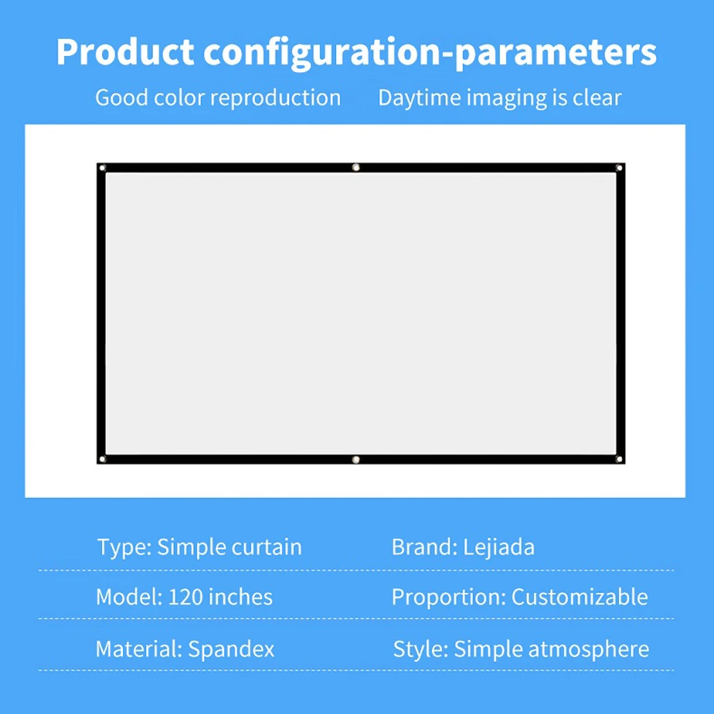Rideau de projecteur Simple 16:9