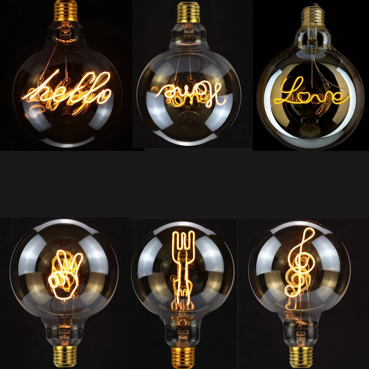 Ampoule rétro Edison G125