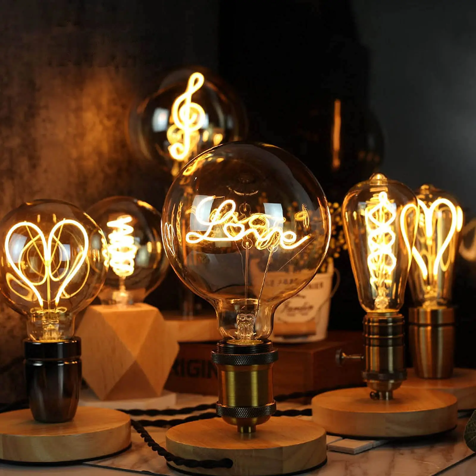 Ampoule rétro Edison G125