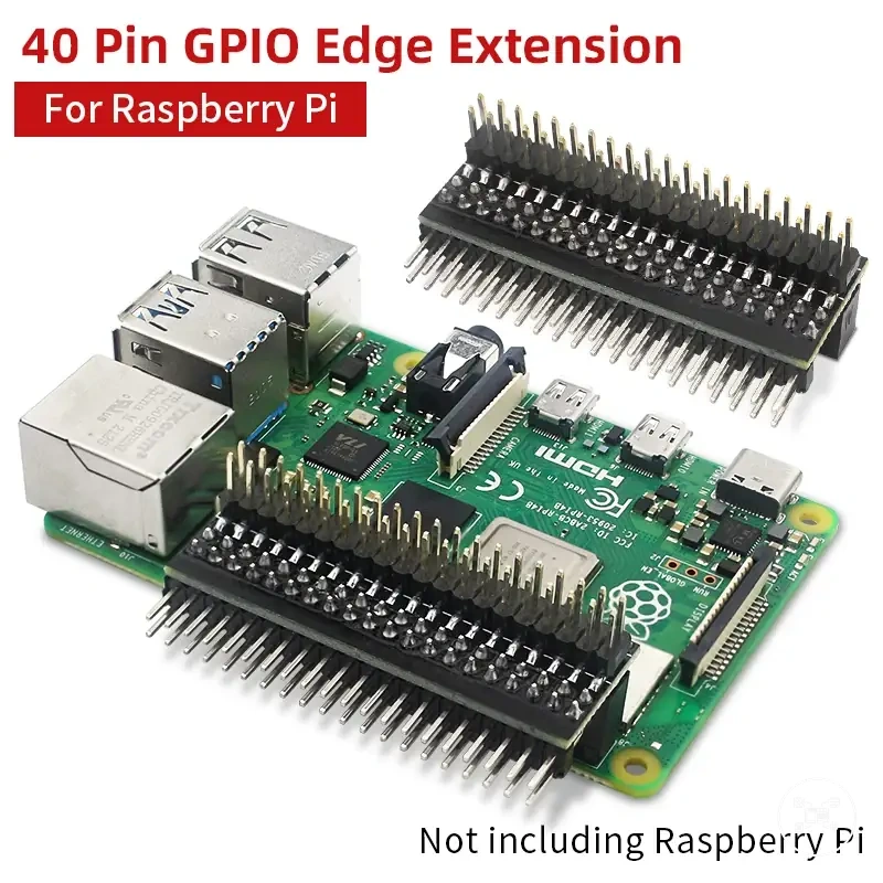 رأس تمديد GPIO بزاوية قائمة 40 دبوس لـ Raspberry Pi