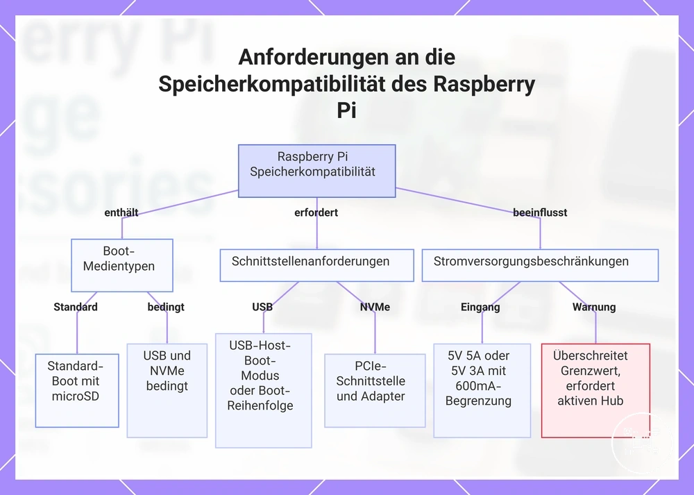 Anforderungen an die Speicherkompatibilität des Raspberry Pi
