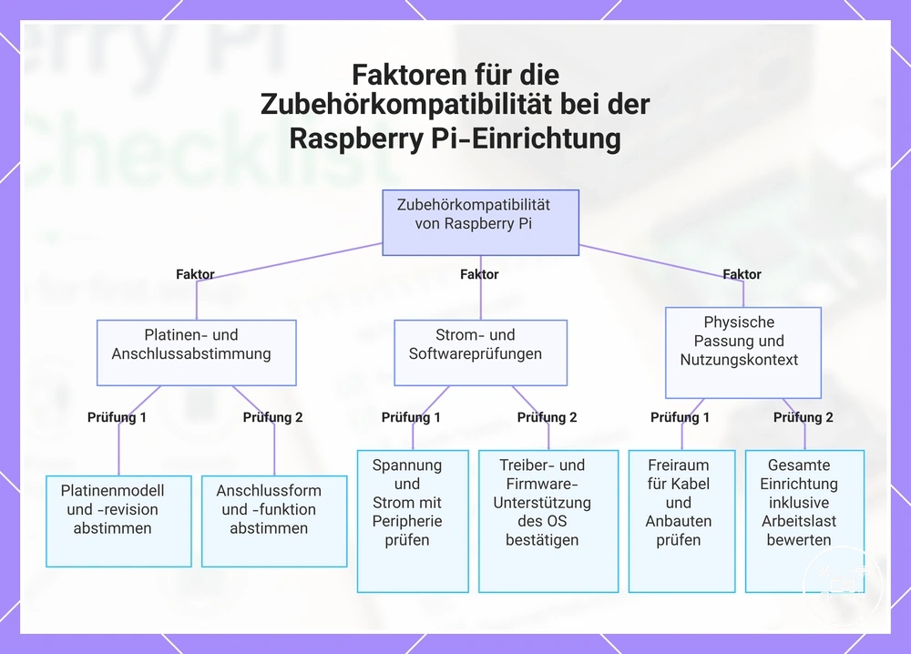 Faktoren für die Zubehörkompatibilität bei der Raspberry Pi-Einrichtung