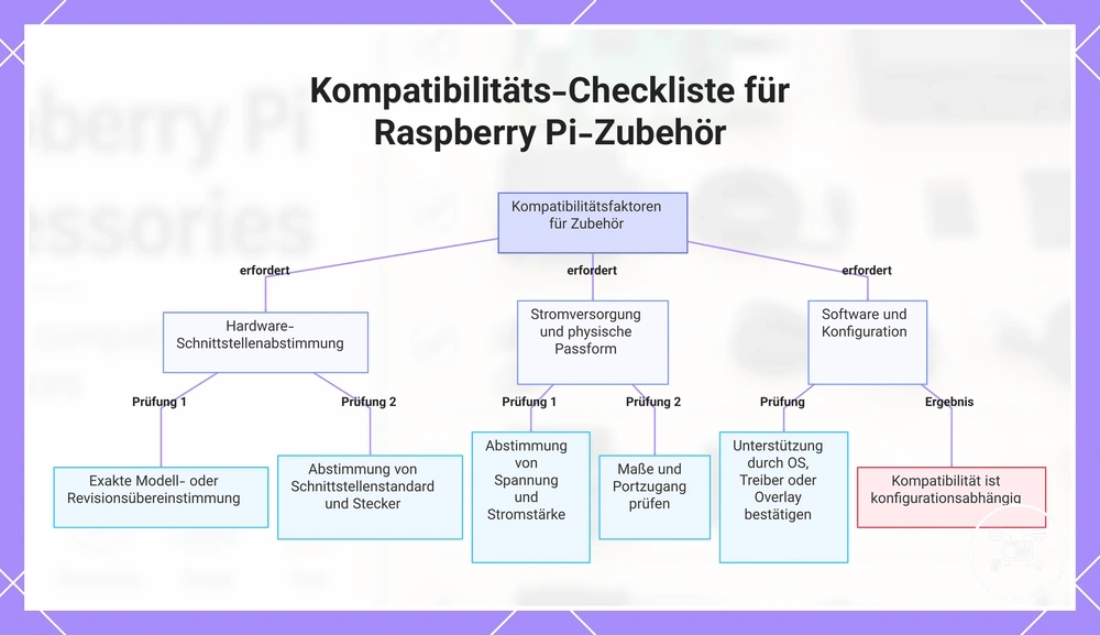 Kompatibilitäts-Checkliste für Raspberry Pi-Zubehör