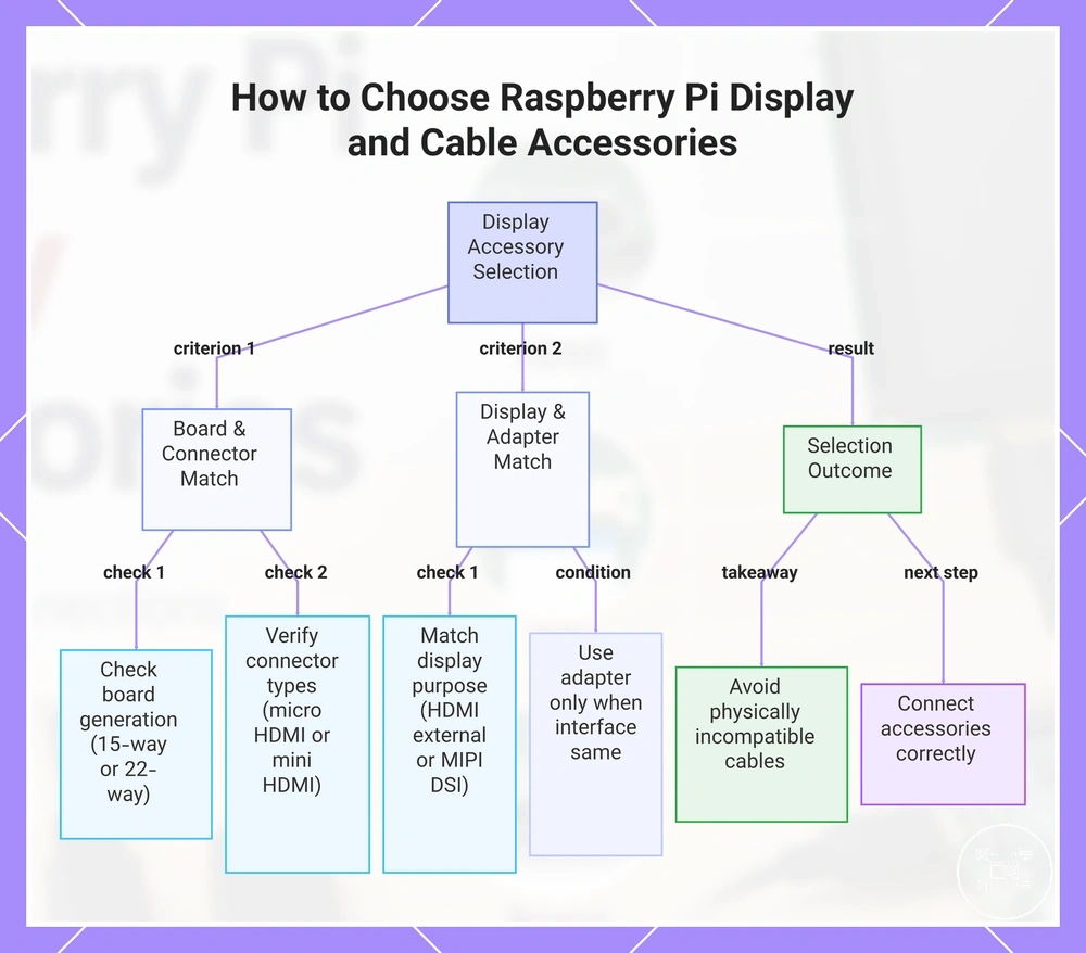 How to Choose Raspberry Pi Display and Cable Accessories