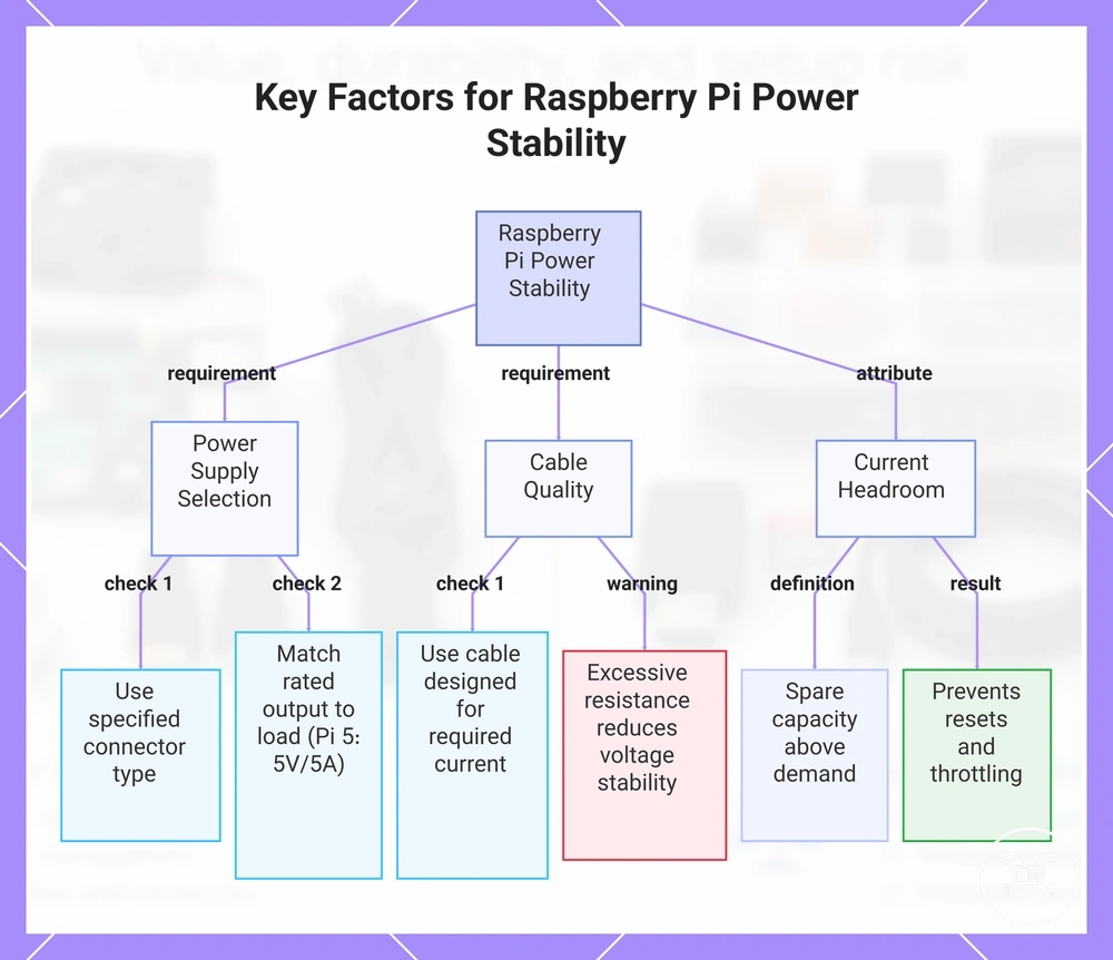 Key Factors for Raspberry Pi Power Stability