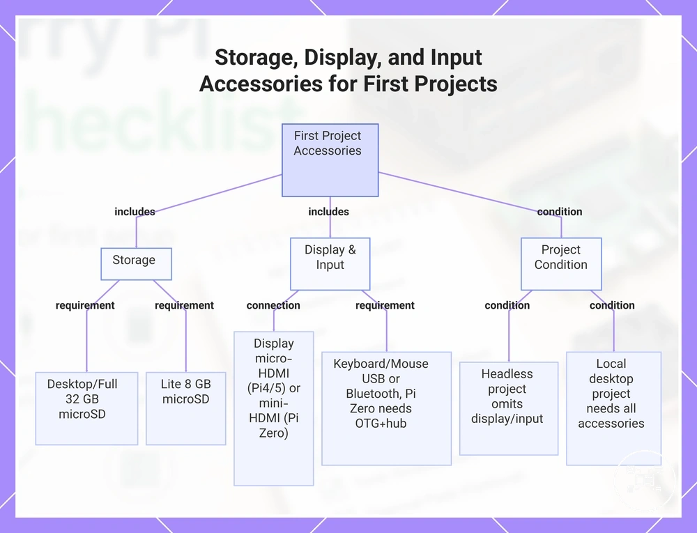 Storage, Display, and Input Accessories for First Projects