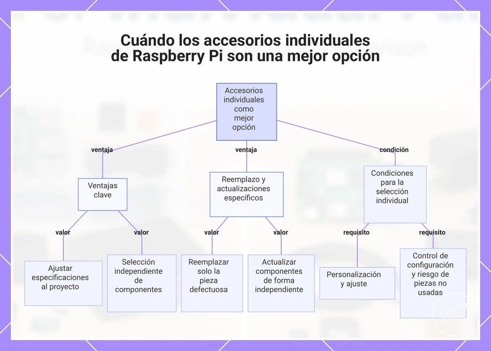 Cuándo los accesorios individuales de Raspberry Pi son una mejor opción