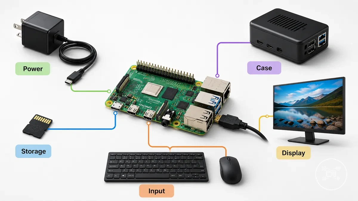 Accessoires essentiels configuration raspberry pi