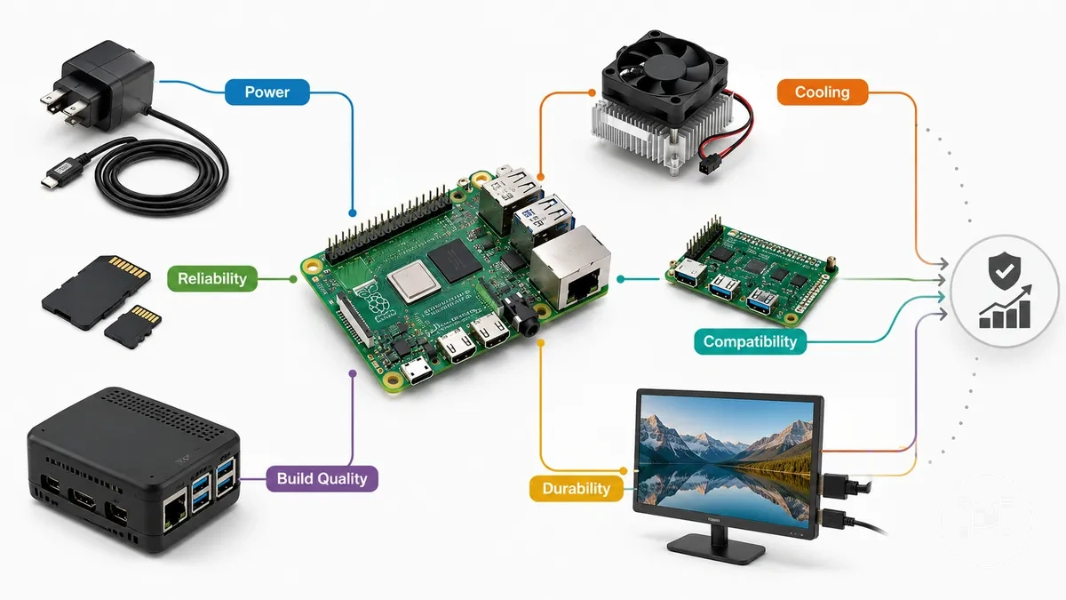 Caractéristiques des accessoires Raspberry Pi influençant la valeur à long terme