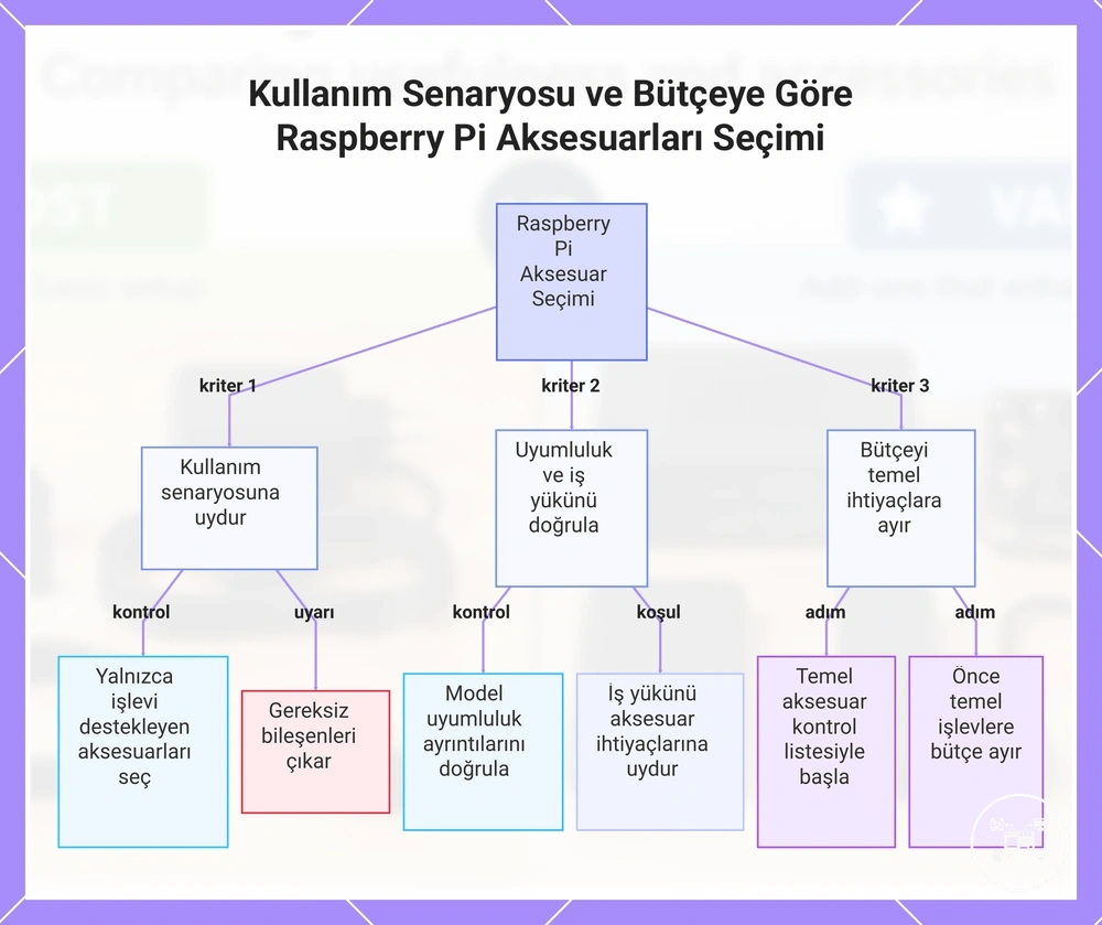 Kullanım Senaryosu ve Bütçeye Göre Raspberry Pi Aksesuarları Seçimi