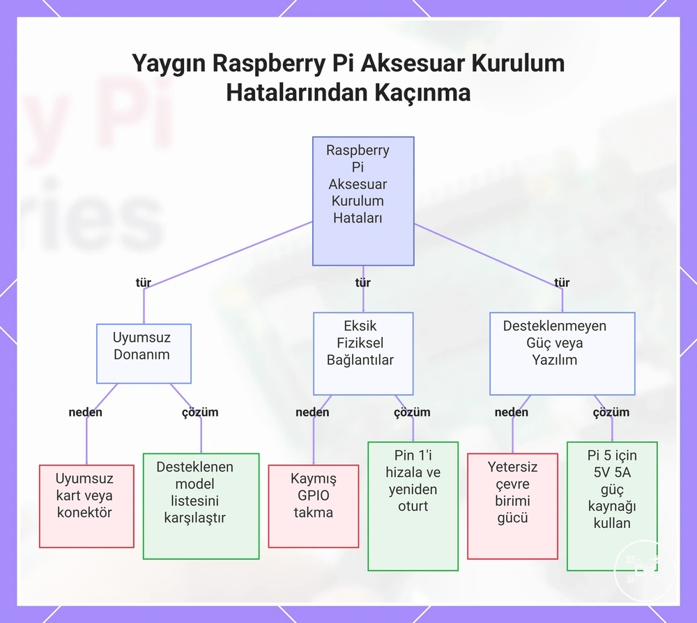 Yaygın Raspberry Pi Aksesuar Kurulum Hatalarından Kaçınma