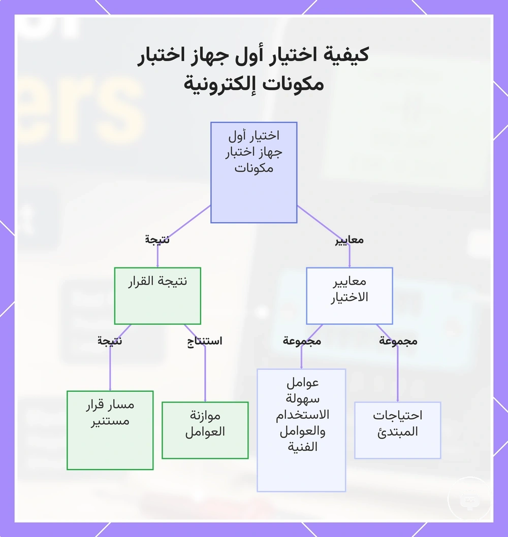 كيفية اختيار أول جهاز اختبار مكونات إلكترونية