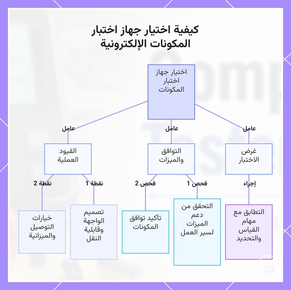كيفية اختيار جهاز اختبار المكونات الإلكترونية