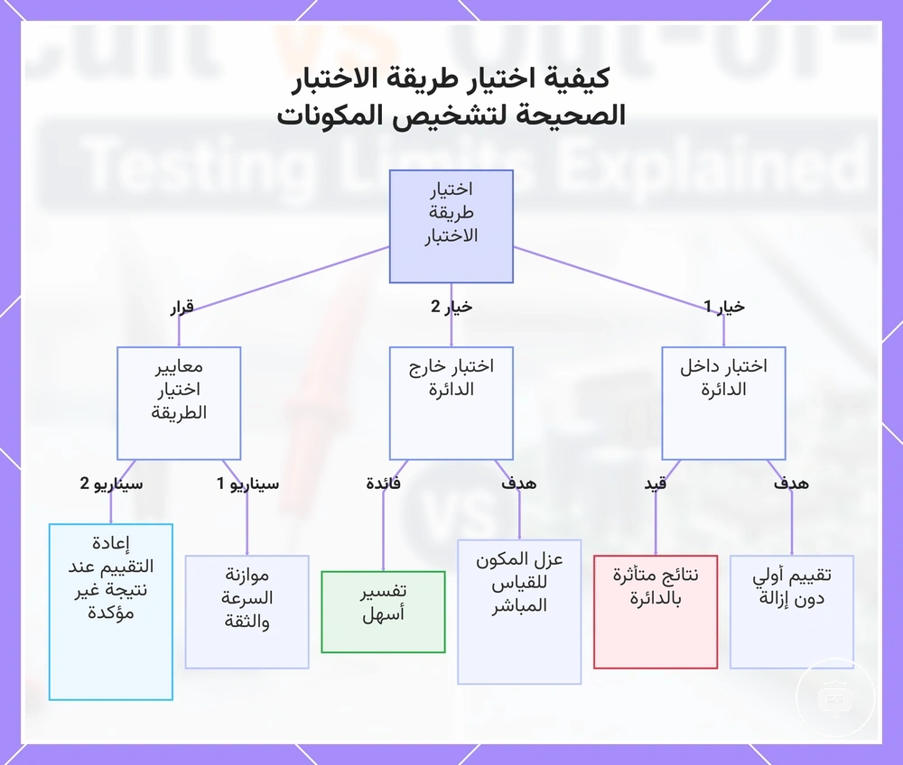 كيفية اختيار طريقة الاختبار الصحيحة لتشخيص المكونات