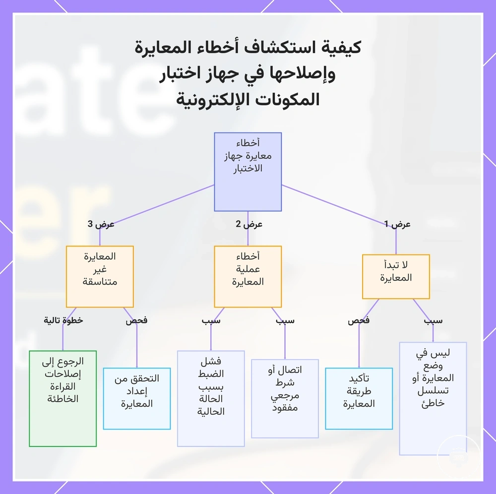 كيفية استكشاف أخطاء المعايرة وإصلاحها في جهاز اختبار المكونات الإلكترونية