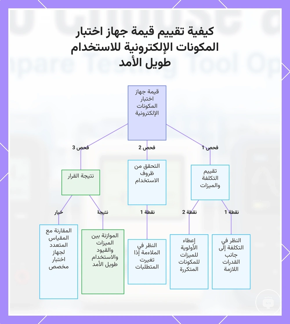 كيفية تقييم قيمة جهاز اختبار المكونات الإلكترونية للاستخدام طويل الأمد