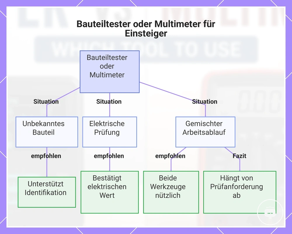 Bauteiltester oder Multimeter für Einsteiger