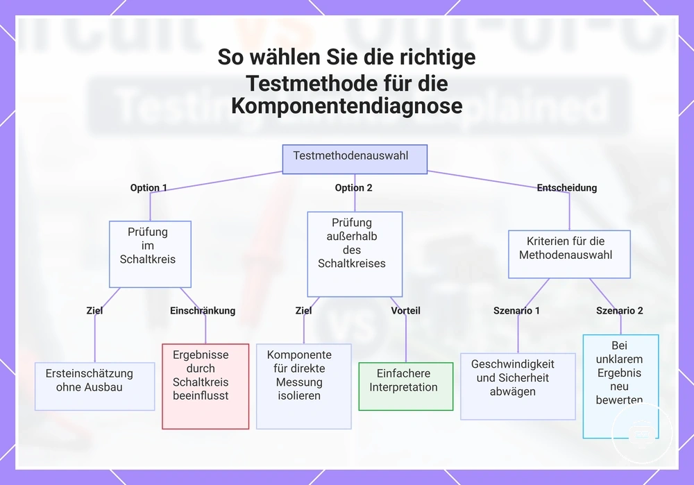 So wählen Sie die richtige Testmethode für die Komponentendiagnose