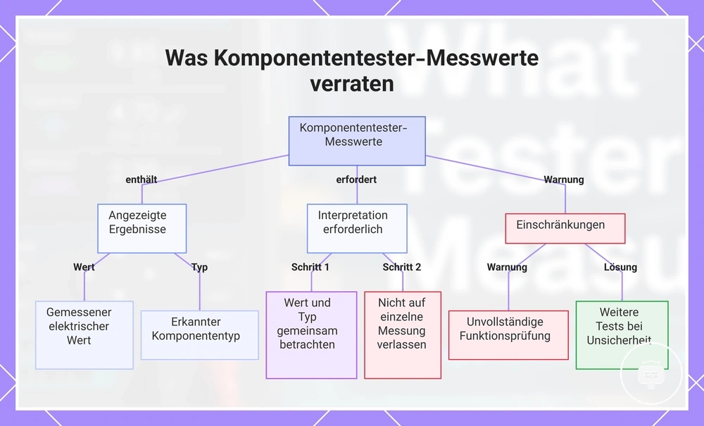 Was Komponententester-Messwerte verraten
