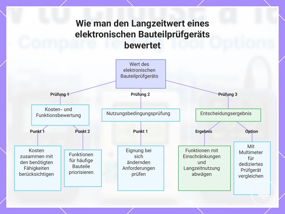 Wie man den Langzeitwert eines elektronischen Bauteilprüfgeräts bewertet