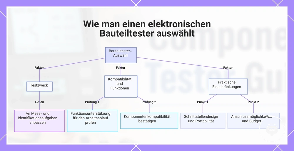 Wie man einen elektronischen Bauteiltester auswählt
