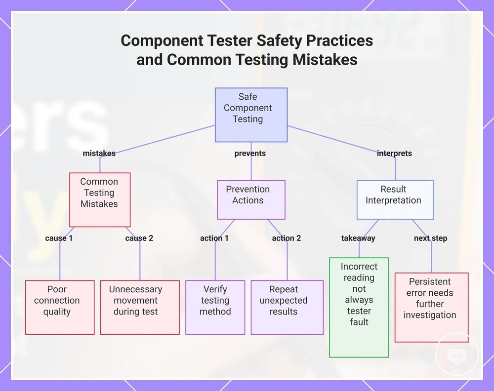 Component Tester Safety Practices and Common Testing Mistakes