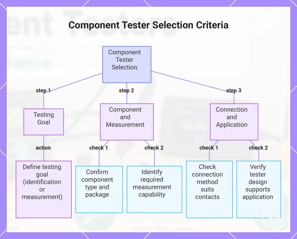 Component Tester Selection Criteria