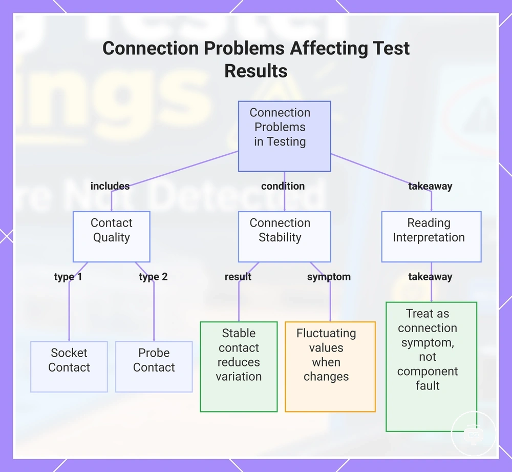 Connection Problems Affecting Test Results