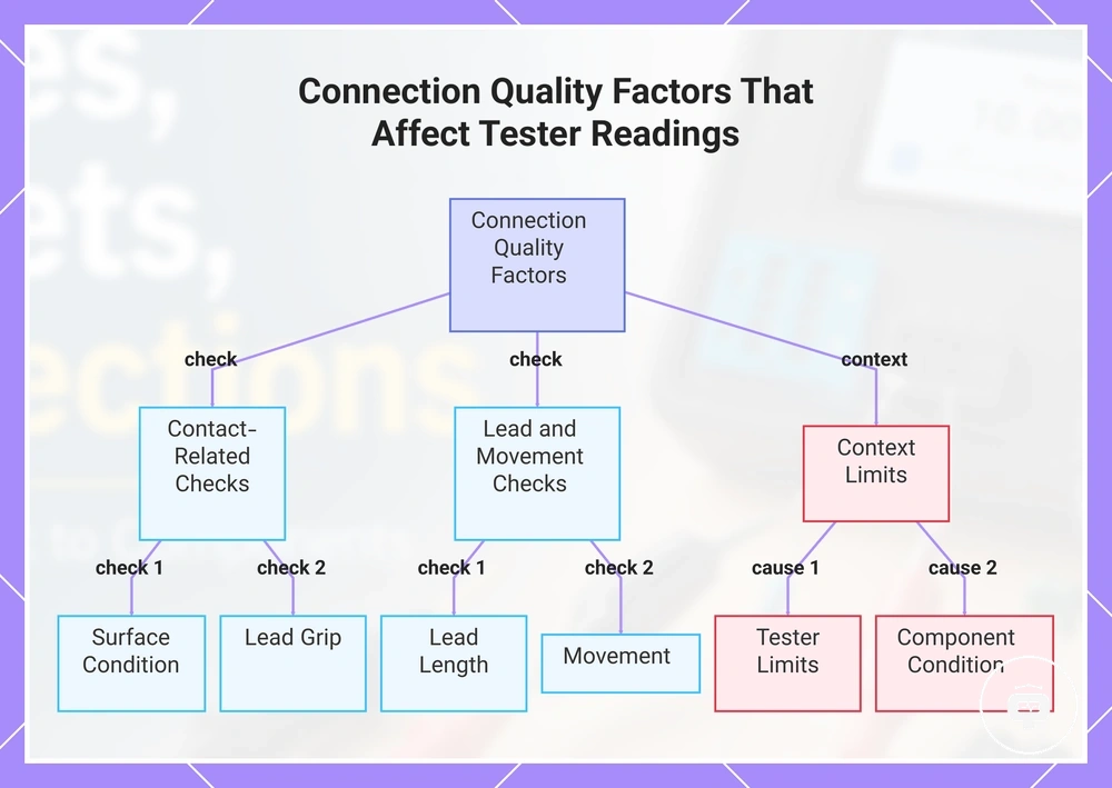 Connection Quality Factors That Affect Tester Readings