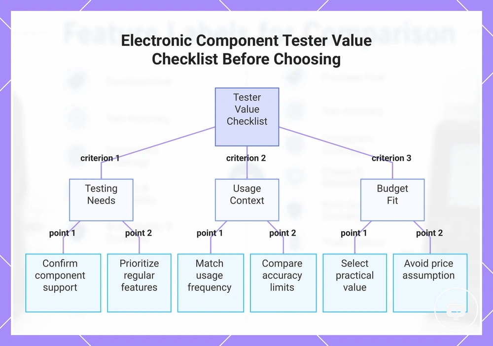 Electronic Component Tester Value Checklist Before Choosing