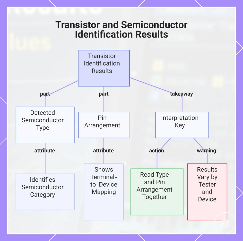 Transistor and Semiconductor Identification Results