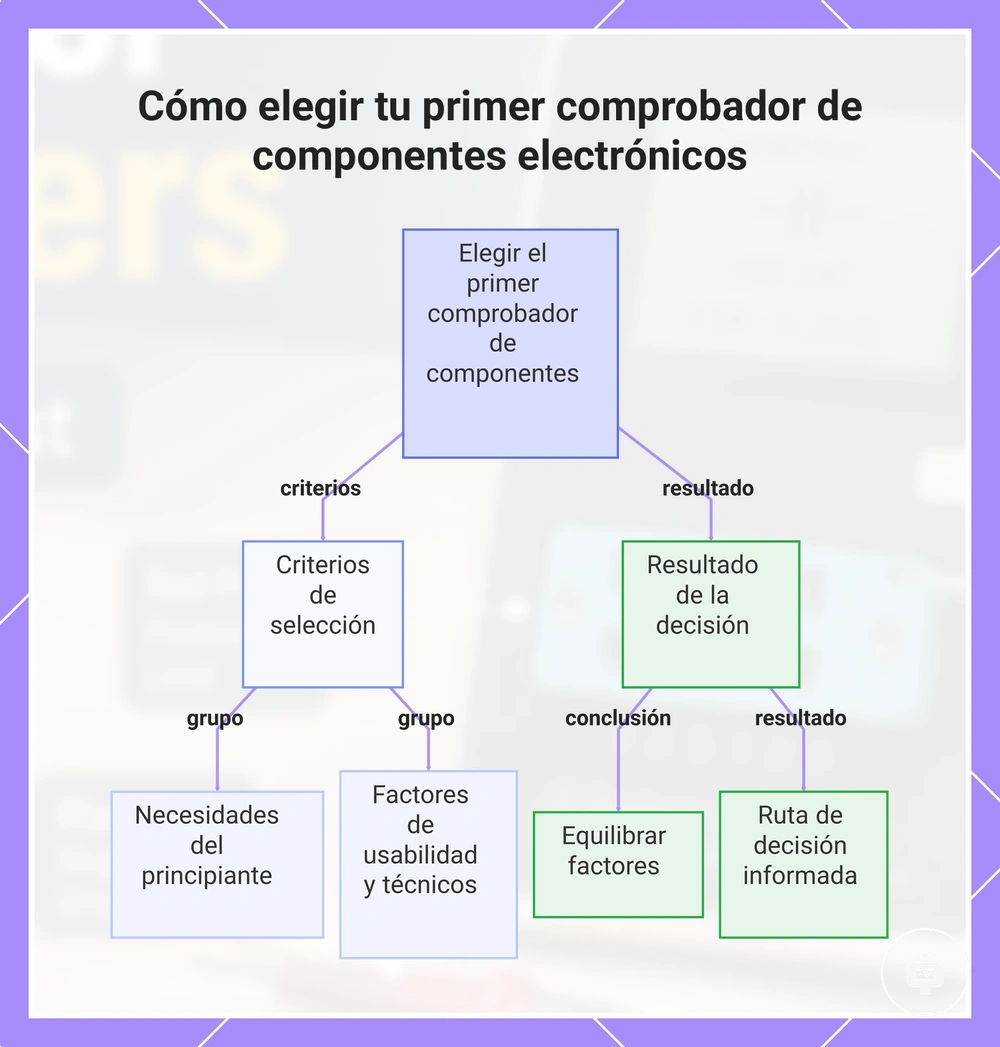 Cómo elegir tu primer comprobador de componentes electrónicos