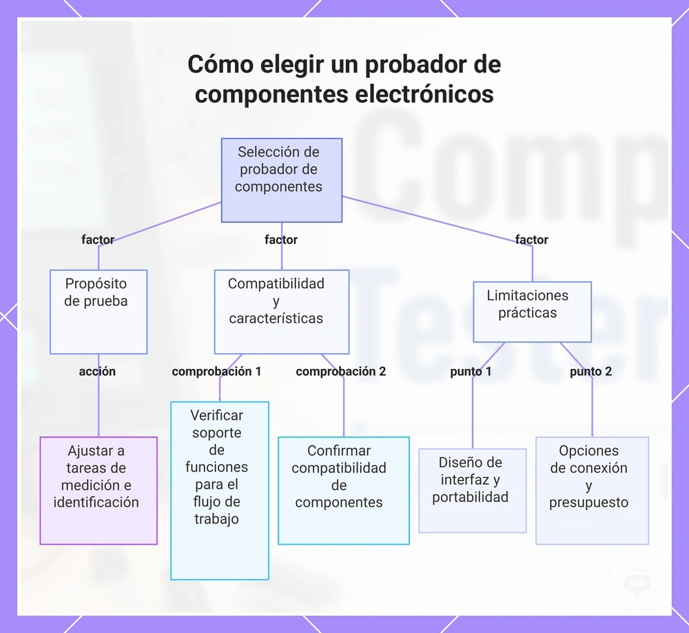 Cómo elegir un probador de componentes electrónicos