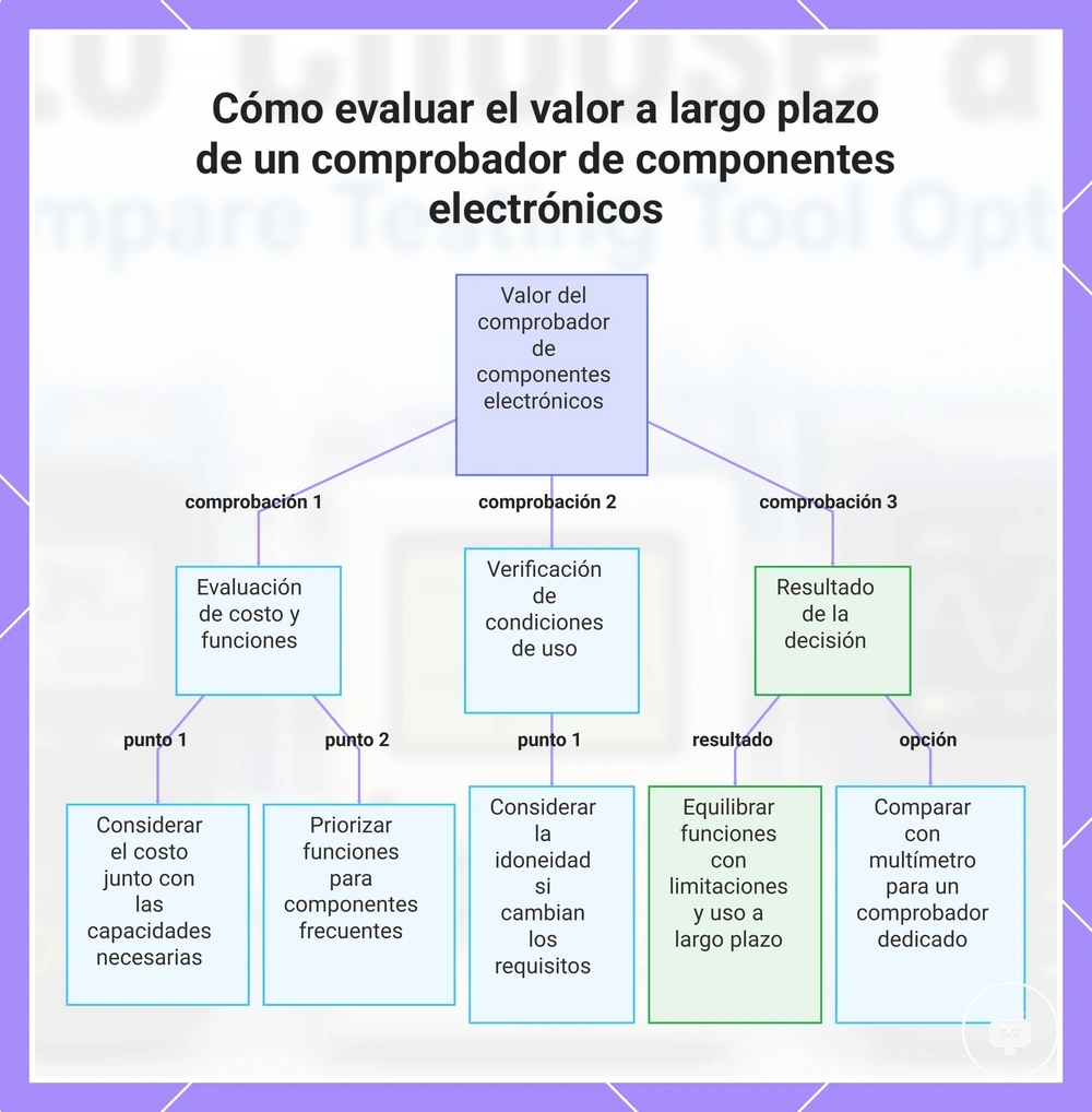 Cómo evaluar el valor a largo plazo de un comprobador de componentes electrónicos