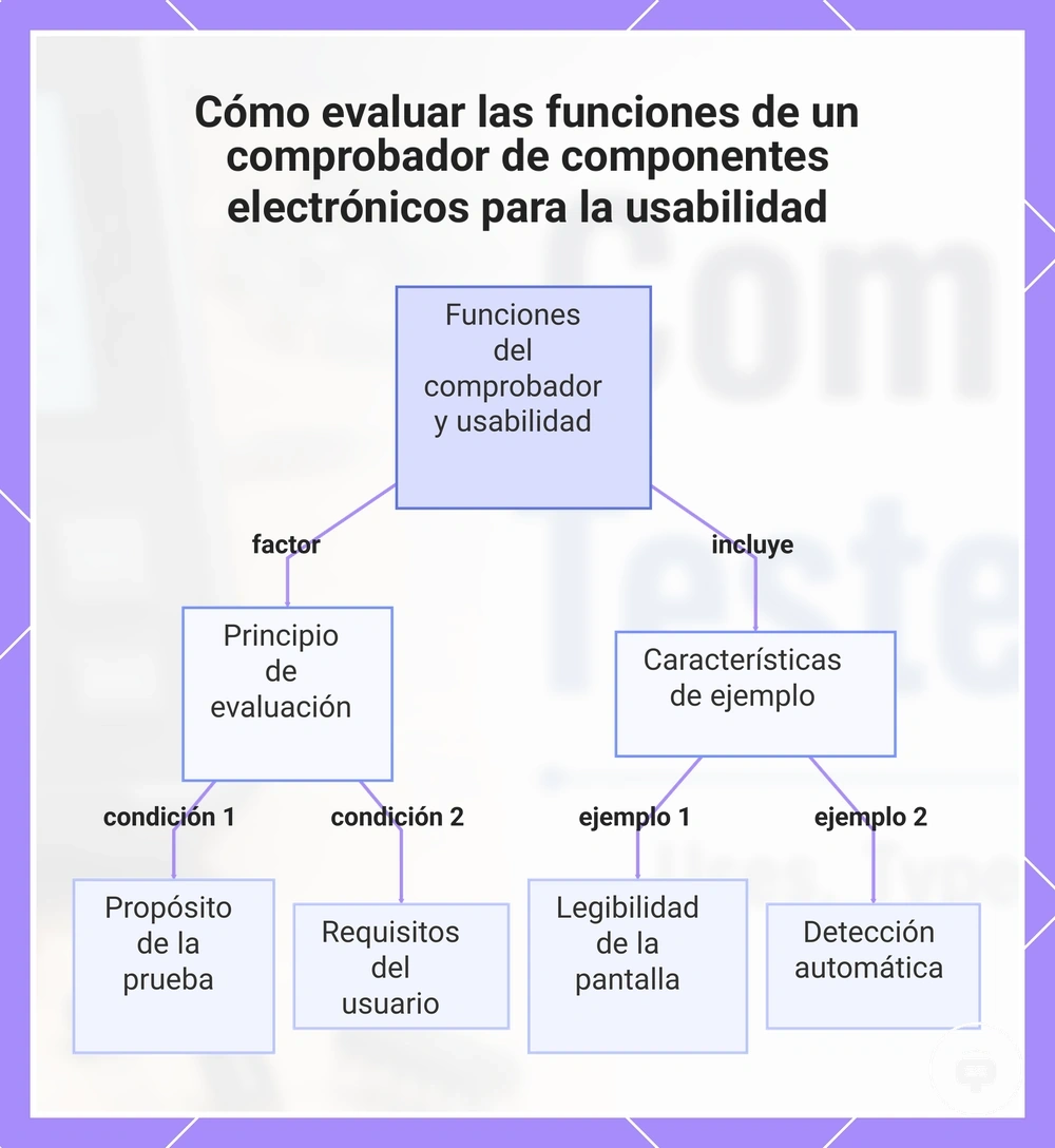 Cómo evaluar las funciones de un comprobador de componentes electrónicos para la usabilidad