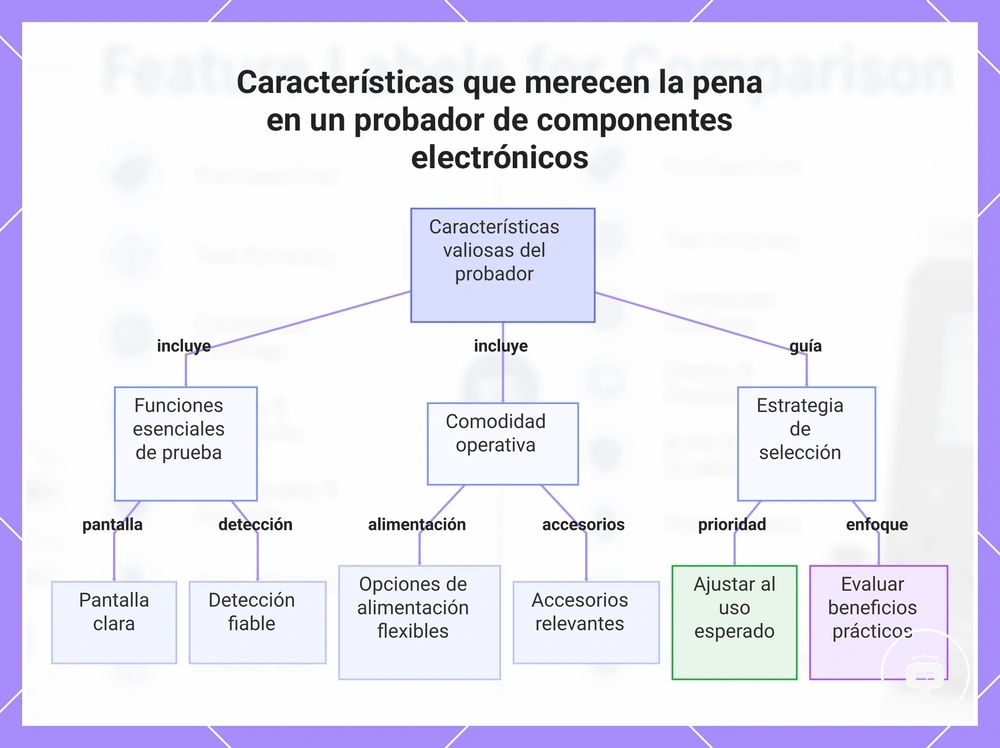 Características que merecen la pena en un probador de componentes electrónicos