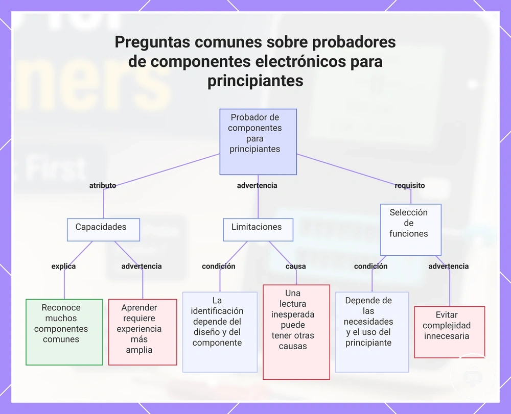 Preguntas comunes sobre probadores de componentes electrónicos para principiantes