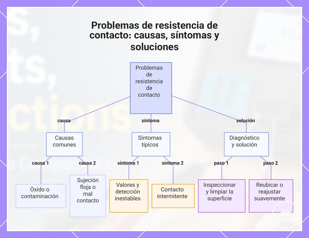 Problemas de resistencia de contacto: causas, síntomas y soluciones