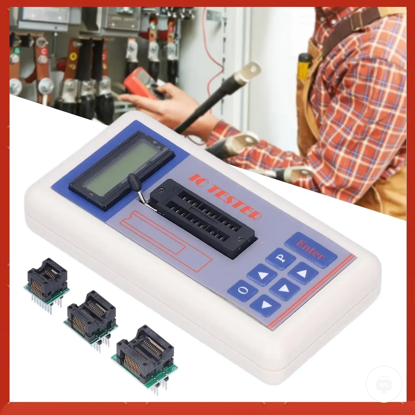 Testeur d’IC, de transistors et de condensateurs avec mode de contrôle de circuit intégré