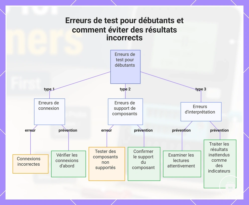Erreurs de test pour débutants et comment éviter des résultats incorrects