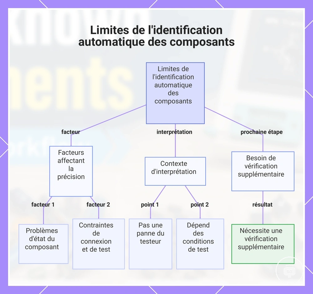 Limites de l'identification automatique des composants