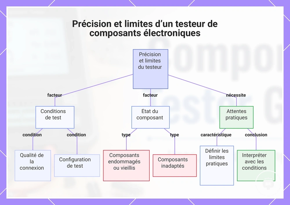 Précision et limites d’un testeur de composants électroniques