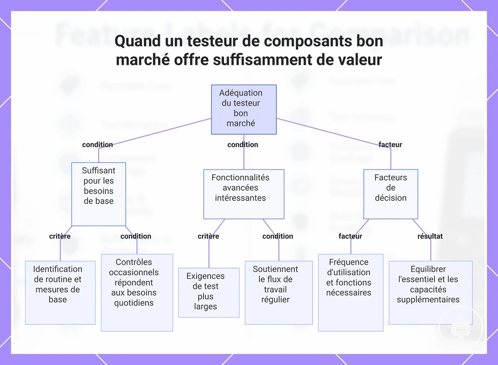 Quand un testeur de composants bon marché offre suffisamment de valeur