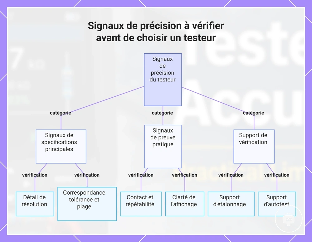 Signaux de précision à vérifier avant de choisir un testeur