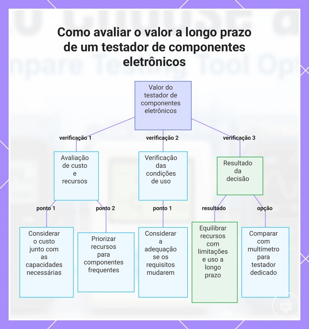 Como avaliar o valor a longo prazo de um testador de componentes eletrônicos
