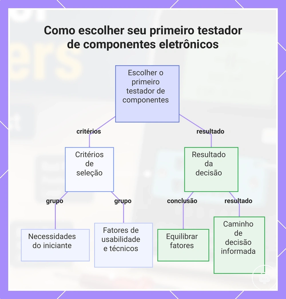 Como escolher seu primeiro testador de componentes eletrônicos