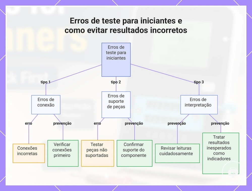 Erros de teste para iniciantes e como evitar resultados incorretos