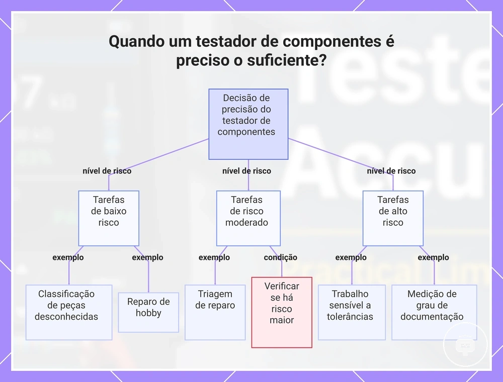 Quando um testador de componentes é preciso o suficiente?